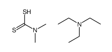 二硫代甲酸二甲酯与三乙胺的化合物结构式