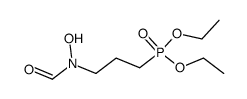 diethyl 3-(N-formyl-N-hydroxyamino)propylphosphonate Structure