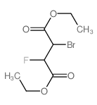 Diethyl 2-bromo-3-fluorosuccinate Structure