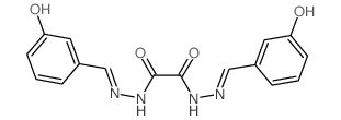 Ethanedioic acid,1,2-bis[2-[(3-hydroxyphenyl)methylene]hydrazide] Structure