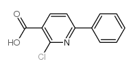 2-CHLORO-6-PHENYLNICOTINIC ACID Structure