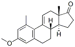 3-Methoxy-1-methylestra-1,3,5(10),9(11)-tetren-17-one结构式
