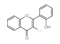 3-chloro-2-(2-hydroxyphenyl)chromen-4-one structure