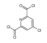 4-氯-2,6-吡啶二羰基二氯结构式