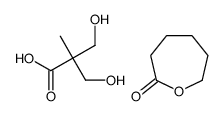 3-hydroxy-2-(hydroxymethyl)-2-methylpropanoic acid,oxepan-2-one Structure