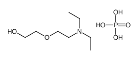 2-[2-(diethylamino)ethoxy]ethanol,phosphoric acid Structure