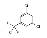 2,6-dichloro-4-[chloro(difluoro)methyl]pyridine Structure
