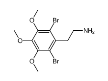 2,6-dibromo-3,4,5-trimethoxy-phenethylamine Structure