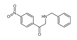 2-(benzylamino)-1-(4-nitrophenyl)ethanone Structure