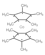 Bis(pentamethylcyclopentadienyl)cobalt(II) Structure