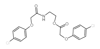2-[[2-(4-chlorophenoxy)acetyl]amino]ethyl 2-(4-chlorophenoxy)acetate Structure