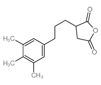 3-[3-(3,4,5-trimethylphenyl)propyl]oxolane-2,5-dione Structure