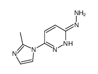 [6-(2-methylimidazol-1-yl)pyridazin-3-yl]hydrazine结构式