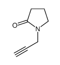 1-(2-丙炔-1-基)-2-吡咯烷酮结构式