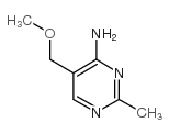 4-Amino-5-methoxymethyl-2-methylpyrimidine Structure