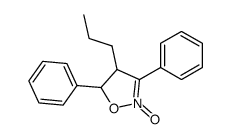 3,5-diphenyl-4-propylisoxazoline N-oxide Structure