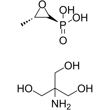 Fosfomycin tromethamine structure