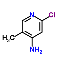 2-氯-4-氨基-5-甲基吡啶结构式
