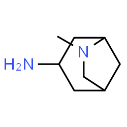 6-Azabicyclo[3.2.1]octan-3-amine,6-methyl-,endo-(9CI) Structure