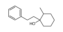 2-methyl-1-(2-phenylethyl)cyclohexan-1-ol Structure