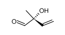 (R)-2-hydroxy-2-methyl-3-butenal Structure