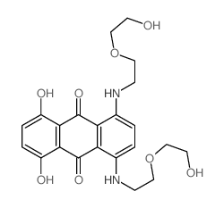 9,10-Anthracenedione, 1,4-dihydroxy-5,8-bis((2-(2-hydroxyethoxy)ethyl)amino)- picture