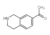 1-(1,2,3,4-四氢异喹啉-7-基)乙酮结构式