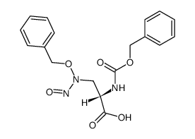 3-[Nitroso(benzyloxy)amino]-N-[(benzyloxy)carbonyl]-L-alanine结构式