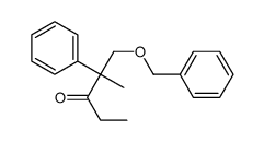 2-methyl-2-phenyl-1-phenylmethoxypentan-3-one结构式