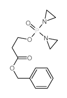 benzyl 3-diaziridin-1-ylphosphoryloxypropanoate结构式