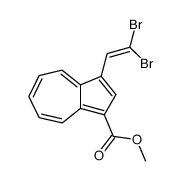 methyl 3-(2,2-dibromovinyl)azulene-1-carboxylate Structure