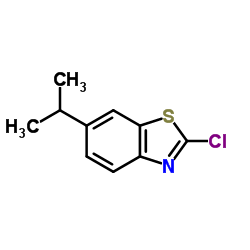 2-氯-6-异丙基苯并噻唑结构式