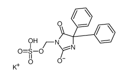 potassium,(2,5-dioxo-4,4-diphenylimidazolidin-1-yl)methyl sulfate Structure