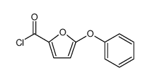 2-Furancarbonyl chloride, 5-phenoxy Structure