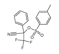 α-Tosyloxy-α-(trifluoromethyl)phenylacetonitrile Structure