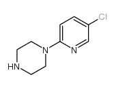 5-Chloro-2-(piperazin-1-yl)pyridine Structure