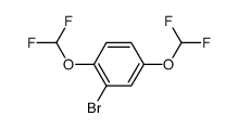 2,5-Bis-(difluoromethoxy)-bromobenzene Structure