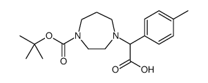 1-Boc-4-乙氧基羰基甲基哌嗪结构式