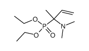 1-(Diethoxyphosphoryl)-N,N,1-trimethyl-2-propen-1-amin结构式
