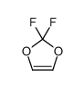 2,2-difluoro-1,3-dioxole结构式