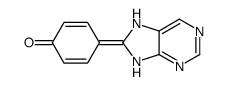 4-(7,9-dihydropurin-8-ylidene)cyclohexa-2,5-dien-1-one结构式