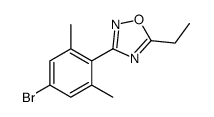 3-(4-bromo-2,6-dimethylphenyl)-5-ethyl-1,2,4-oxadiazole Structure