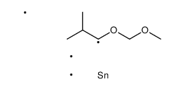 [1-(methoxymethoxy)-2-methylpropyl]-trimethylstannane结构式
