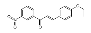 3-(4-ethoxyphenyl)-1-(3-nitrophenyl)prop-2-en-1-one结构式
