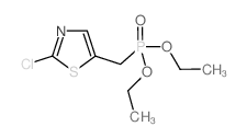 2-chloro-5-(diethoxyphosphorylmethyl)-1,3-thiazole Structure