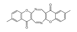 (6Z,14Z)-2,10-dimethyldichromeno[2,3-b:2',3'-f][1,5]diazocine-8,16-dione结构式