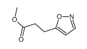 methyl 3-(1,2-oxazol-5-yl)propanoate结构式