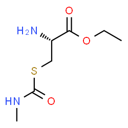 S-(N-methylcarbamate) cysteine ethyl ester structure