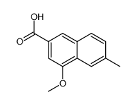 4-Methoxy-6-methyl-2-naphthoic acid Structure