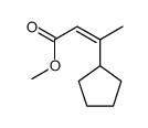 methyl 3-cyclopentylbut-2-enoate结构式